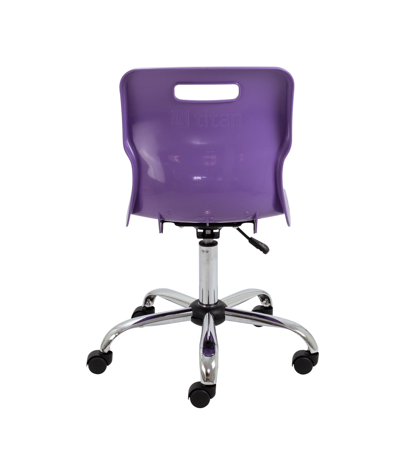 Titan Swivel Senior Chair with Chrome Base and Castors