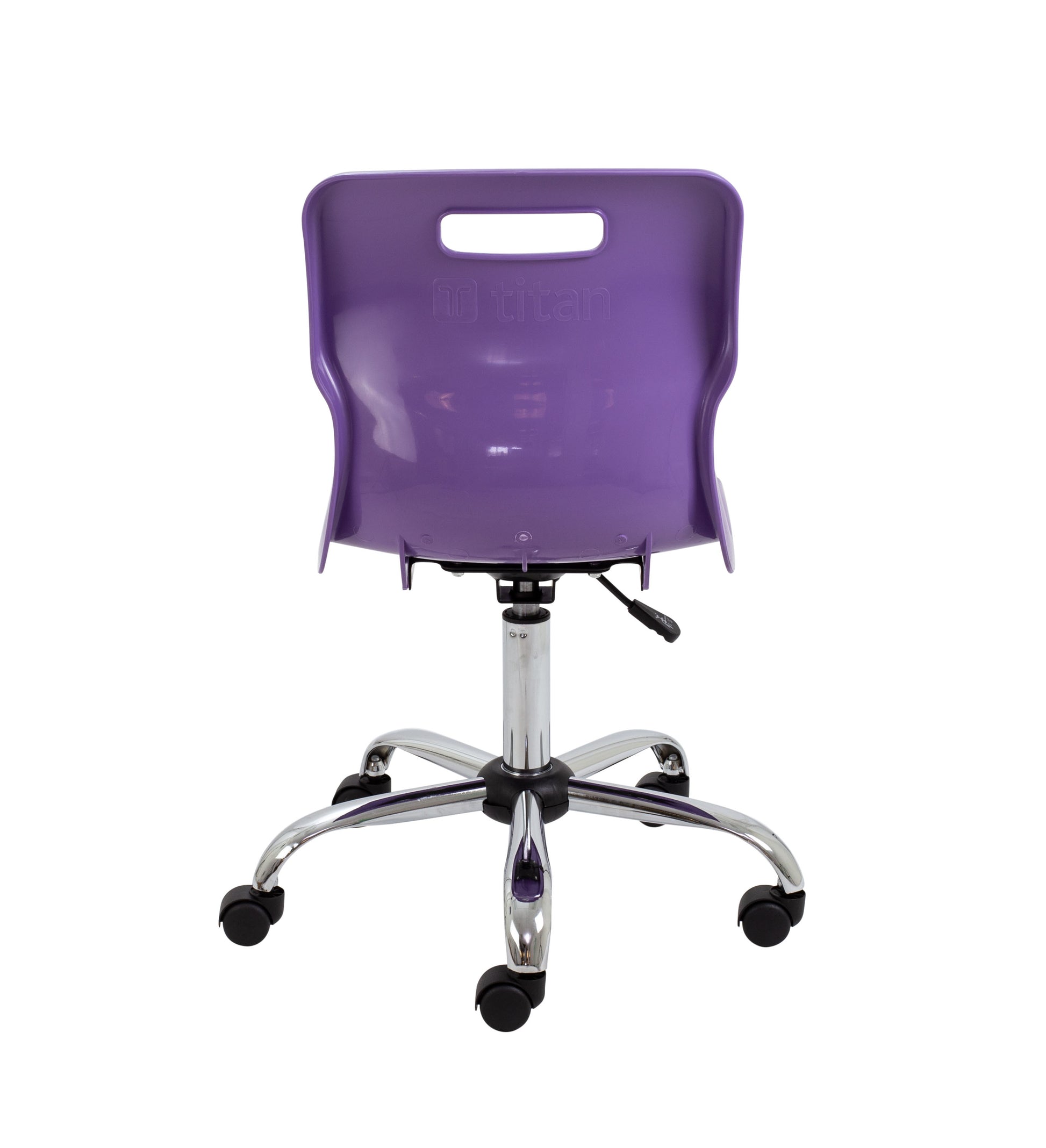 Titan Swivel Senior Chair with Chrome Base and Castors