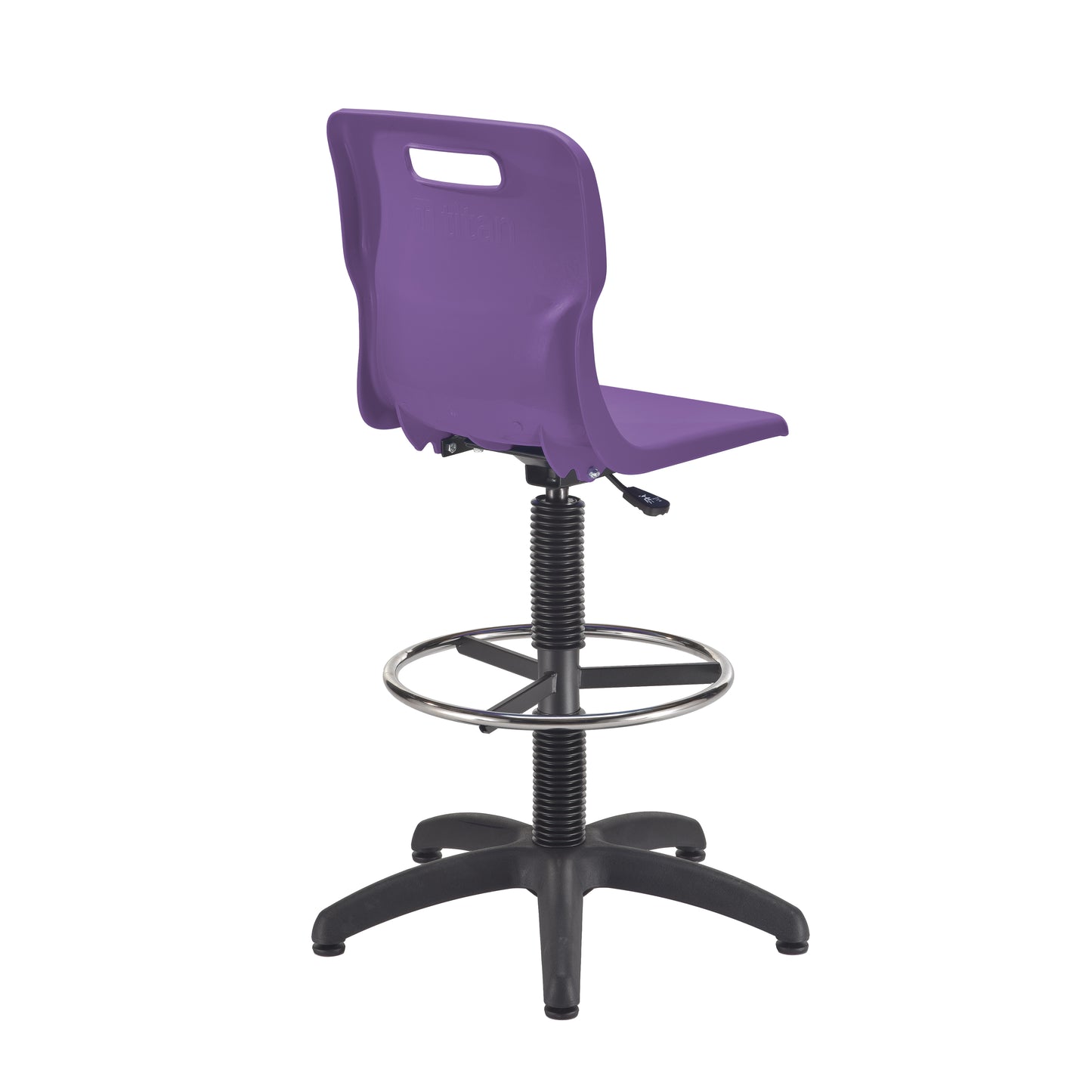 Titan Swivel Senior Chair with Chrome Base, Castors and D-Kit