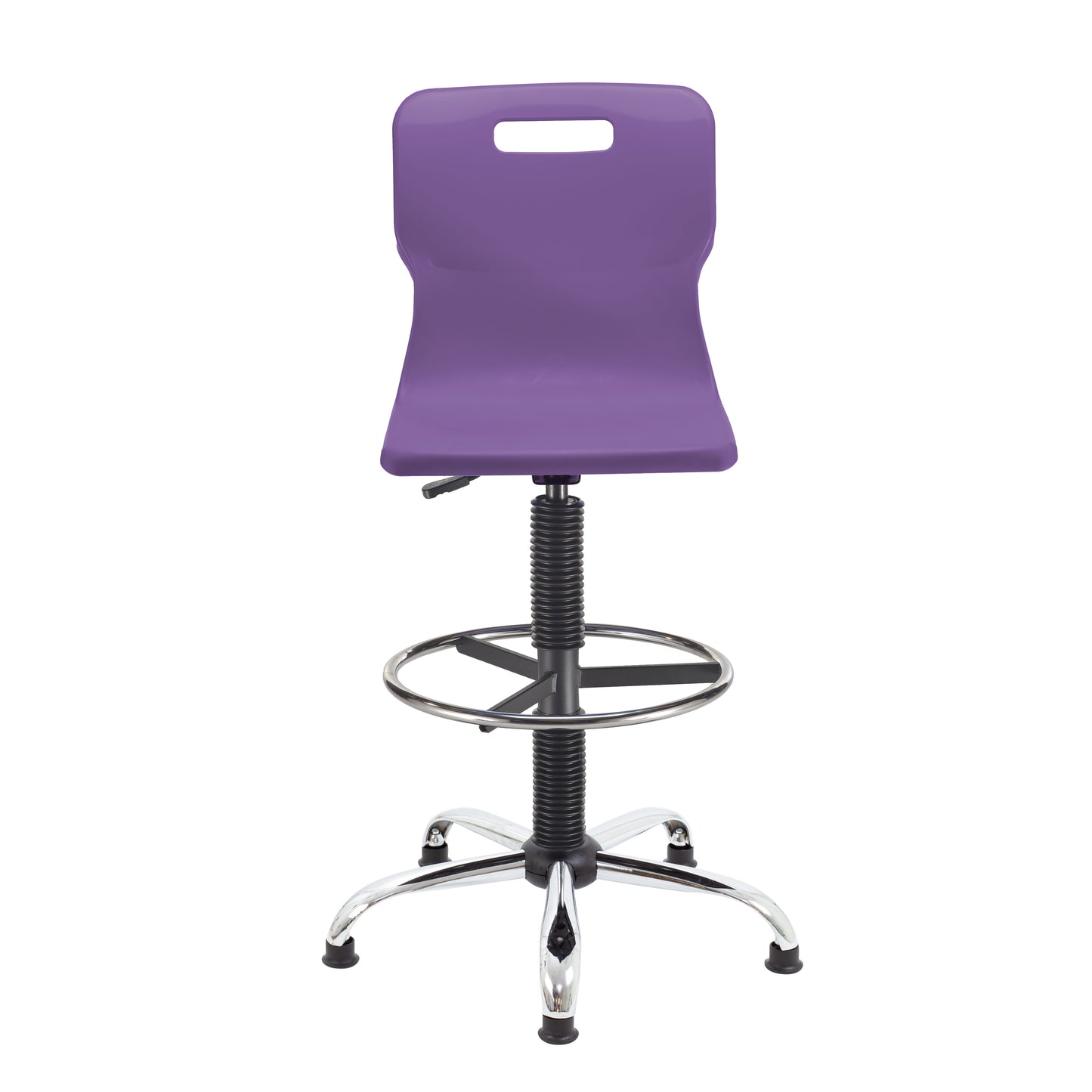 Titan Swivel Senior Chair with Chrome Base, Castors and D-Kit
