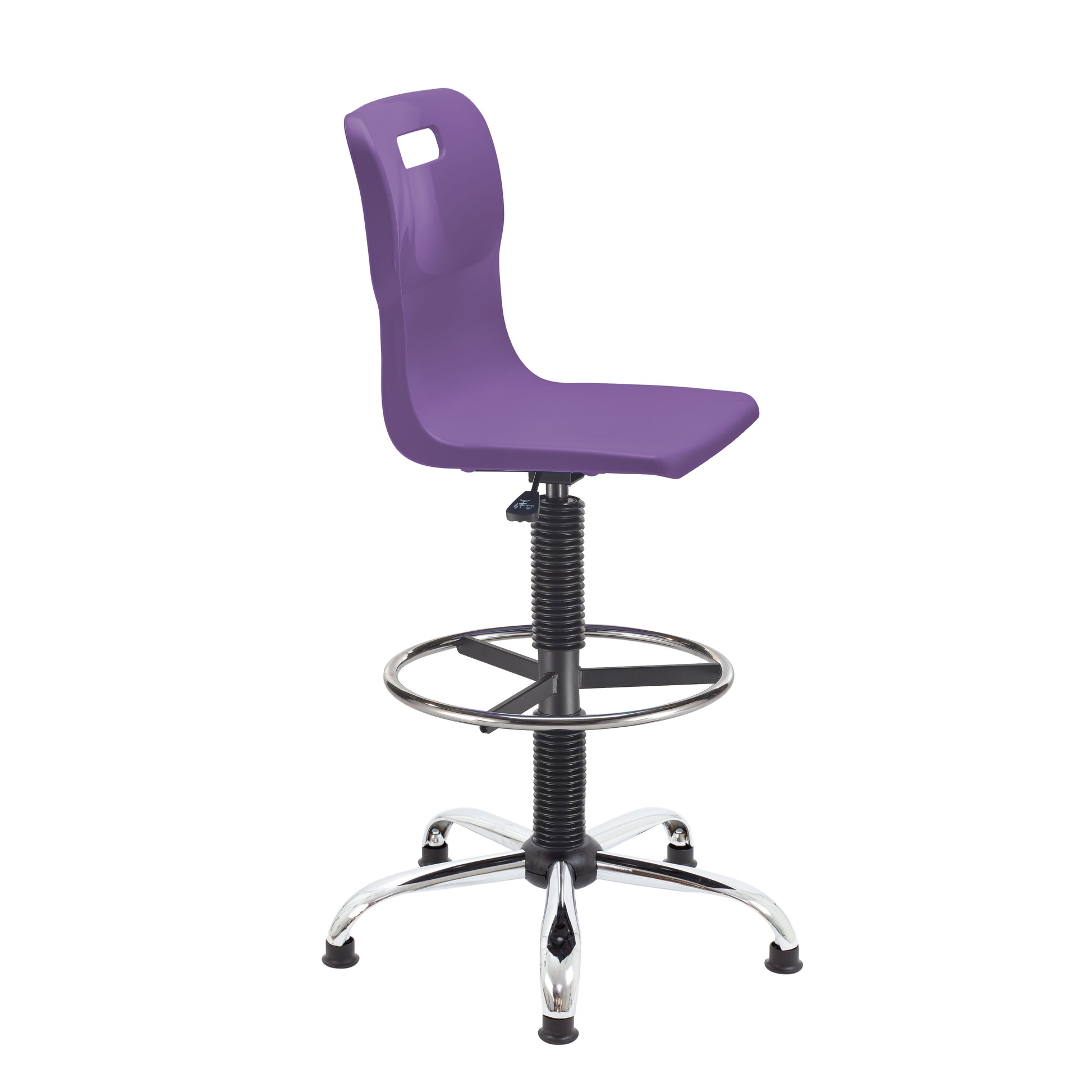 Titan Swivel Senior Chair with Chrome Base, Castors and D-Kit