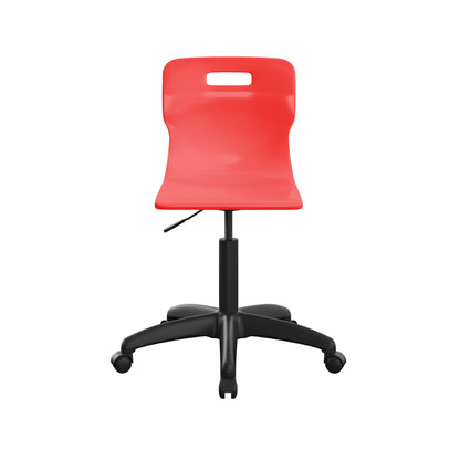 Titan Swivel Senior Chair with Plastic Base and Castors