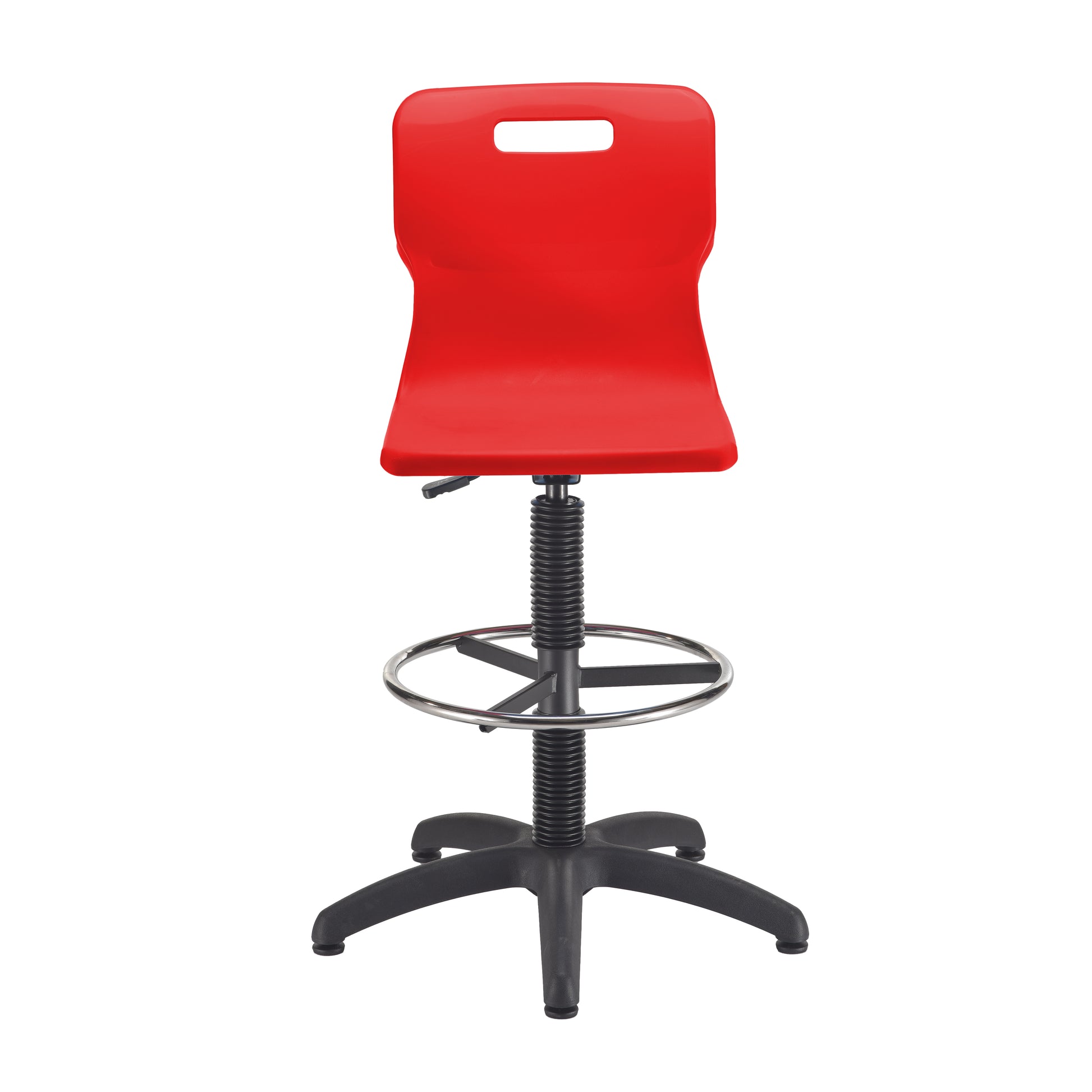 Titan Swivel Senior Chair with Plastic Base, Castors and D-Kit