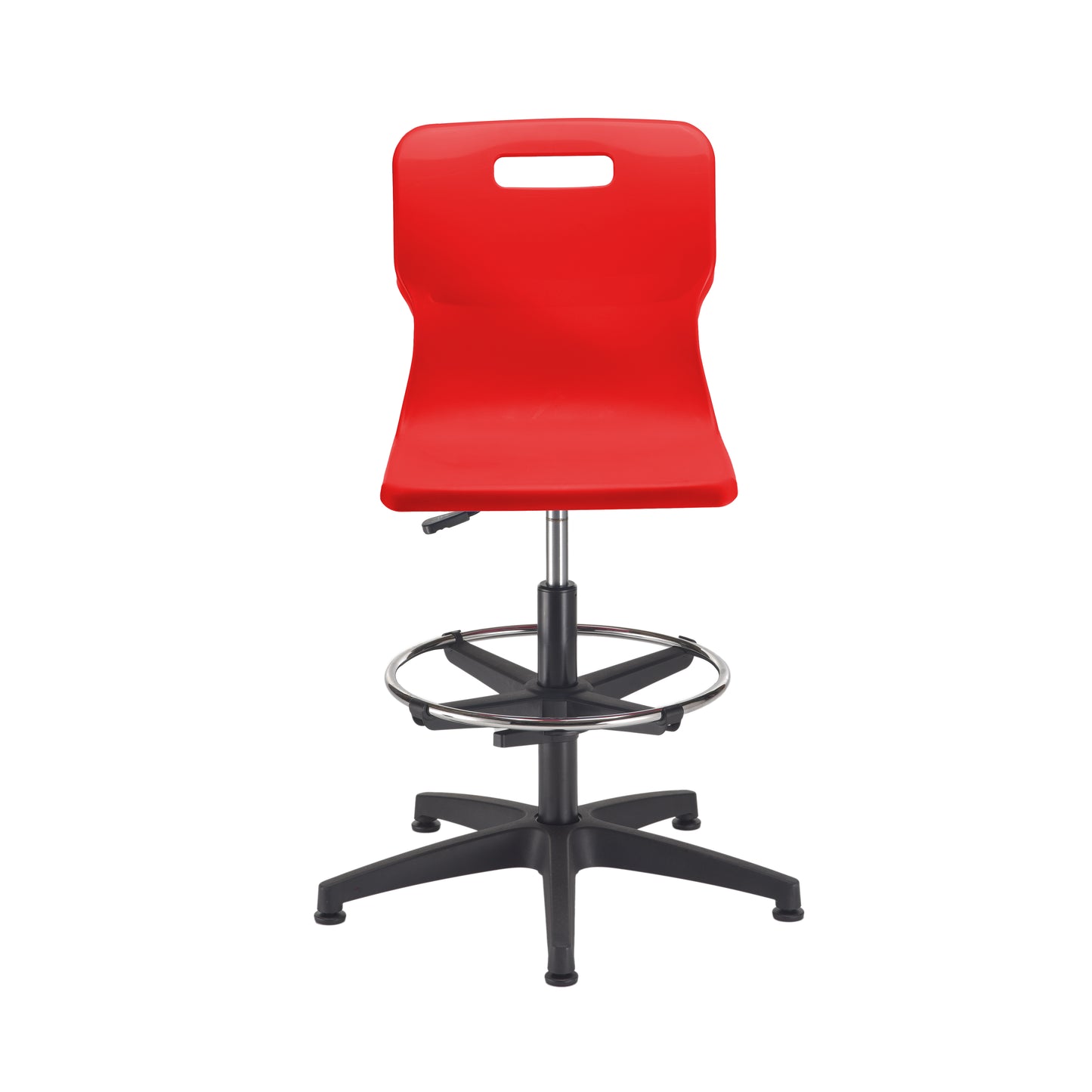 Titan Swivel Senior Chair with Plastic Base, Castors and D-Kit