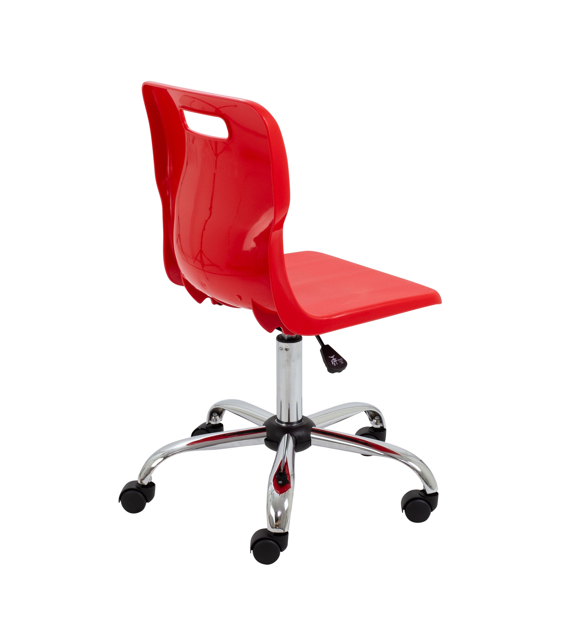 Titan Swivel Senior Chair with Chrome Base and Castors