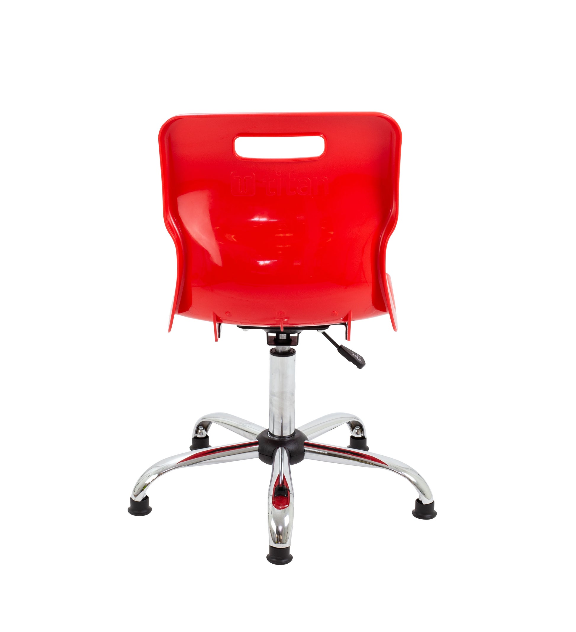 Titan Swivel Senior Chair with Chrome Base and Glides