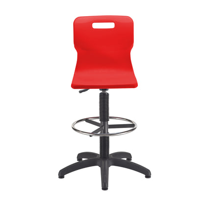 Titan Swivel Senior Chair with Chrome Base, Castors and D-Kit