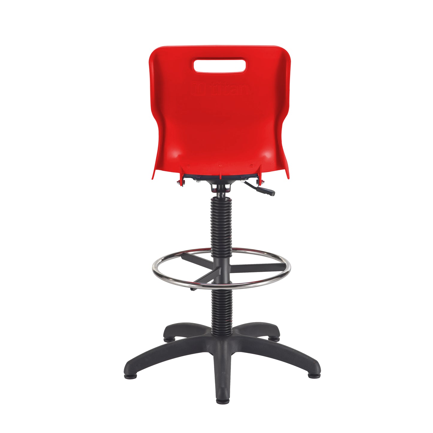 Titan Swivel Senior Chair with Chrome Base, Castors and D-Kit