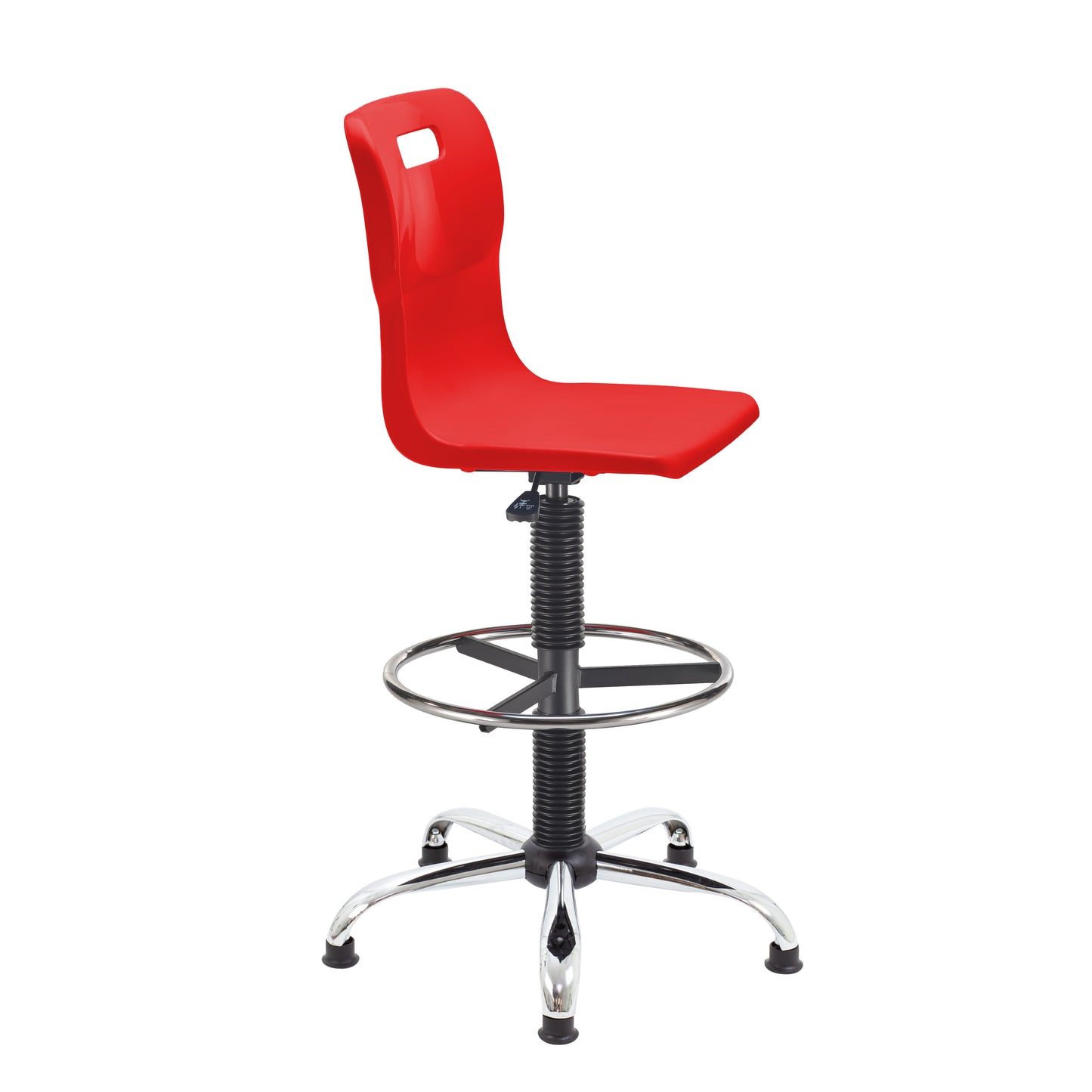 Titan Swivel Senior Chair with Chrome Base, Castors and D-Kit