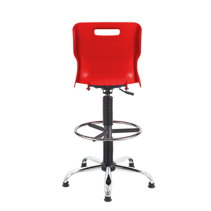 Titan Swivel Senior Chair with Chrome Base, Castors and D-Kit