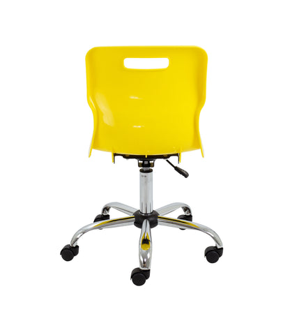 Titan Swivel Senior Chair with Chrome Base and Castors