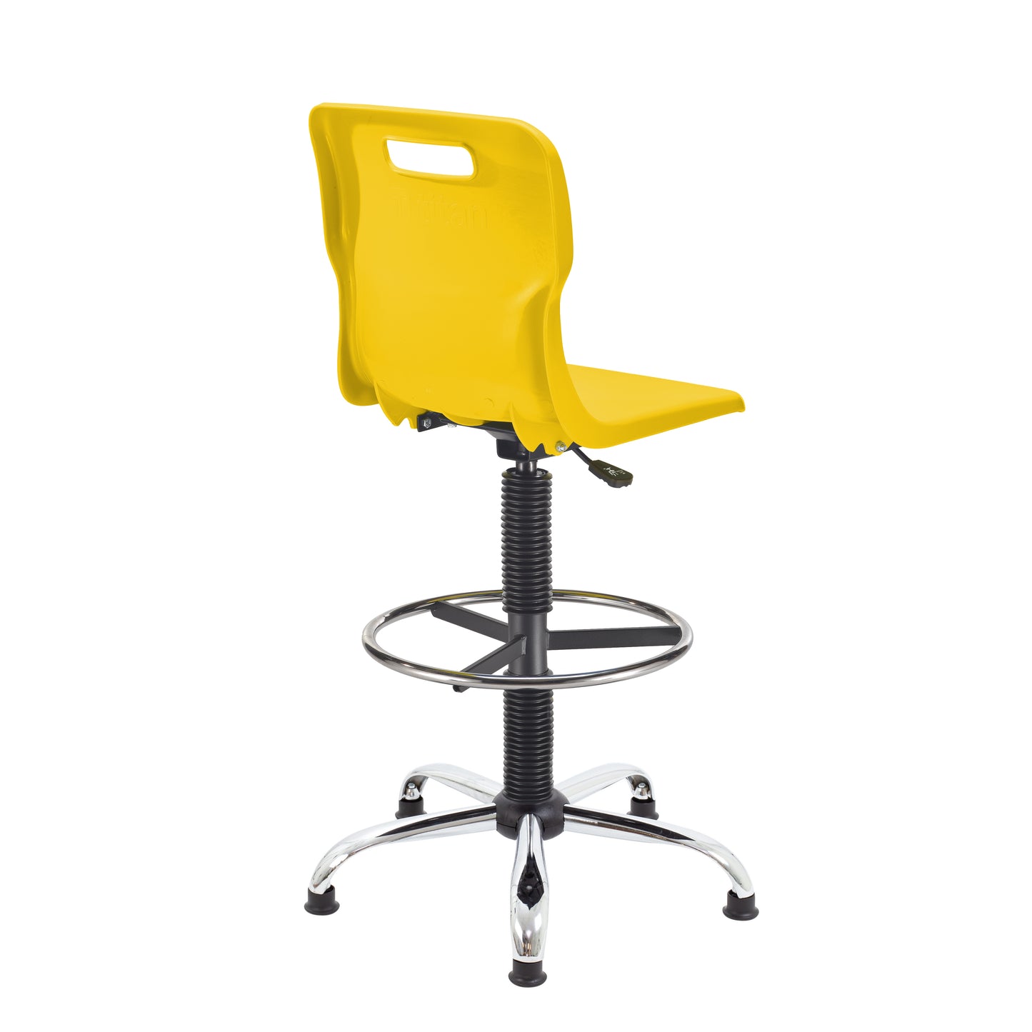 Titan Swivel Senior Chair with Chrome Base, Castors and D-Kit