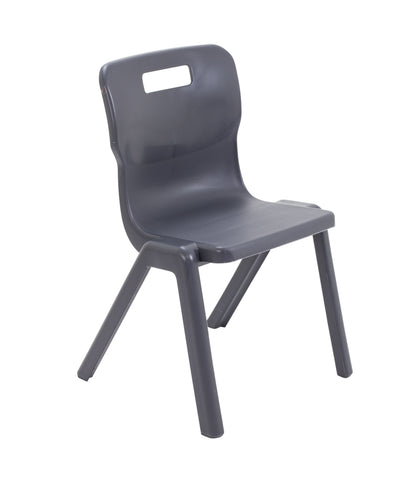 Titan One Piece Chair|Size 4|Age 8-11 Years|Charcoal
