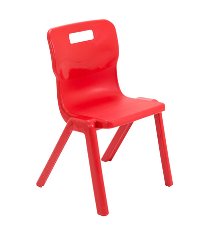 Titan One Piece Chair|Size 4|Age 8-11 Years|Red