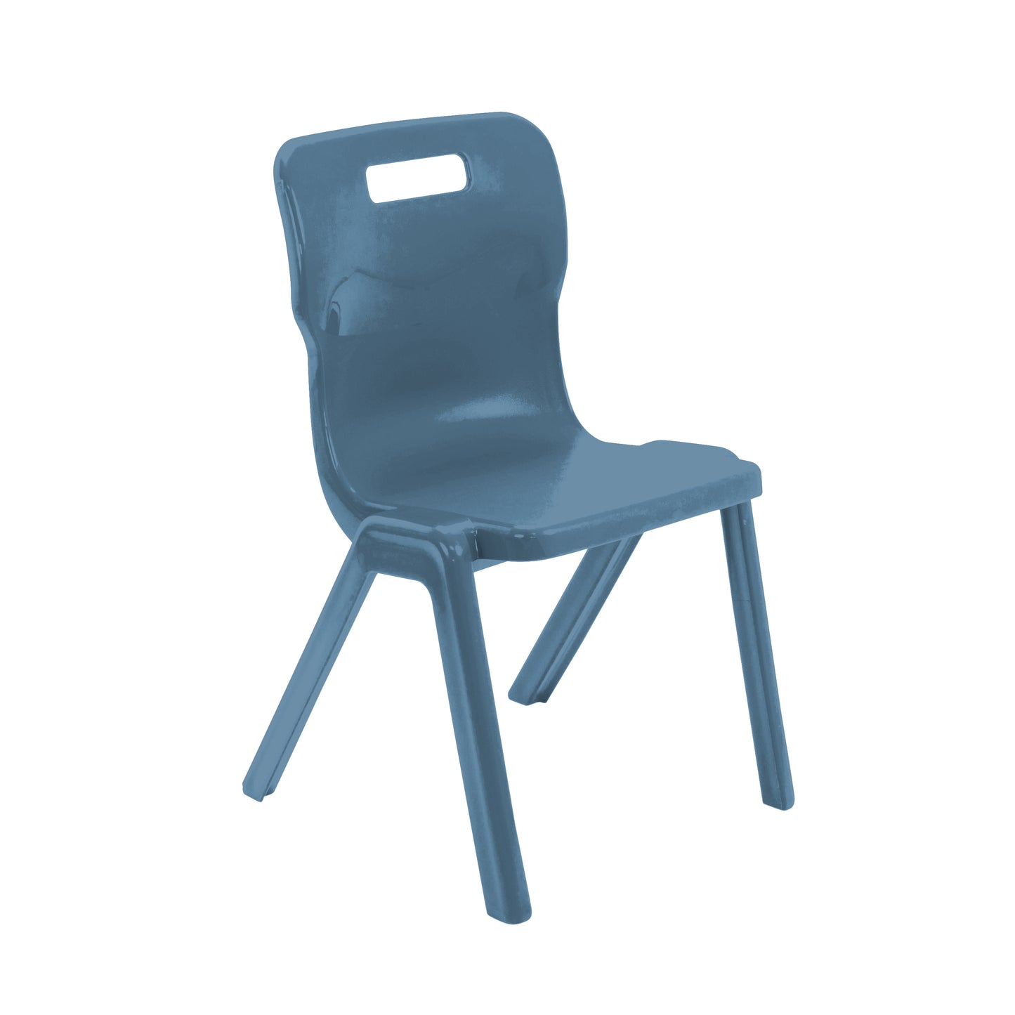 Titan One Piece Retold Chair|Size 5|Seat Height 425|Steel Blue
