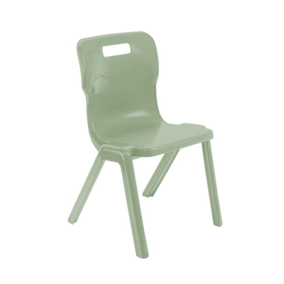 Titan One Piece Retold Chair|Size 5|Seat Height 425|Sage Green