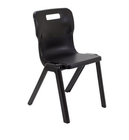Titan One Piece Chair|Size 6|Age 14 Plus Years|Black