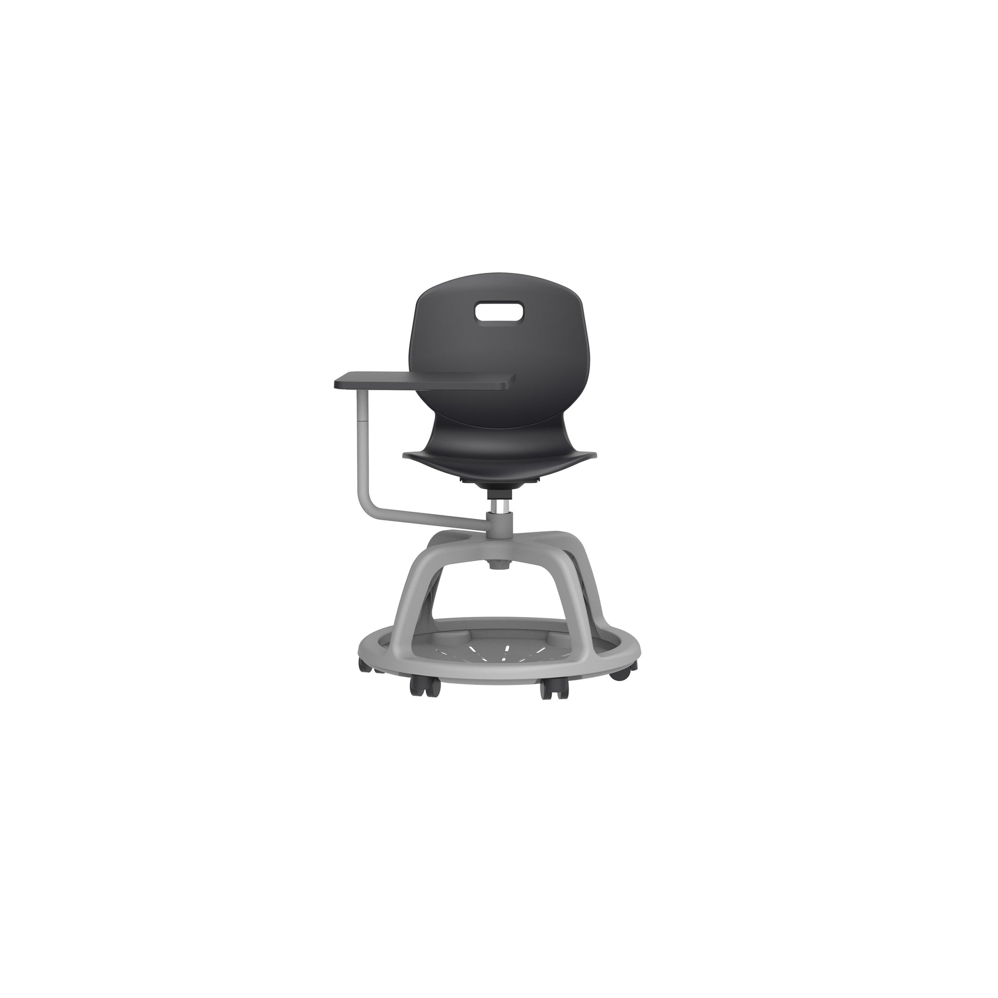 Titan Arc Community Swivel Chair with Arm Tablet