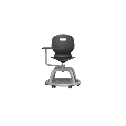 Titan Arc Community Swivel Chair with Arm Tablet
