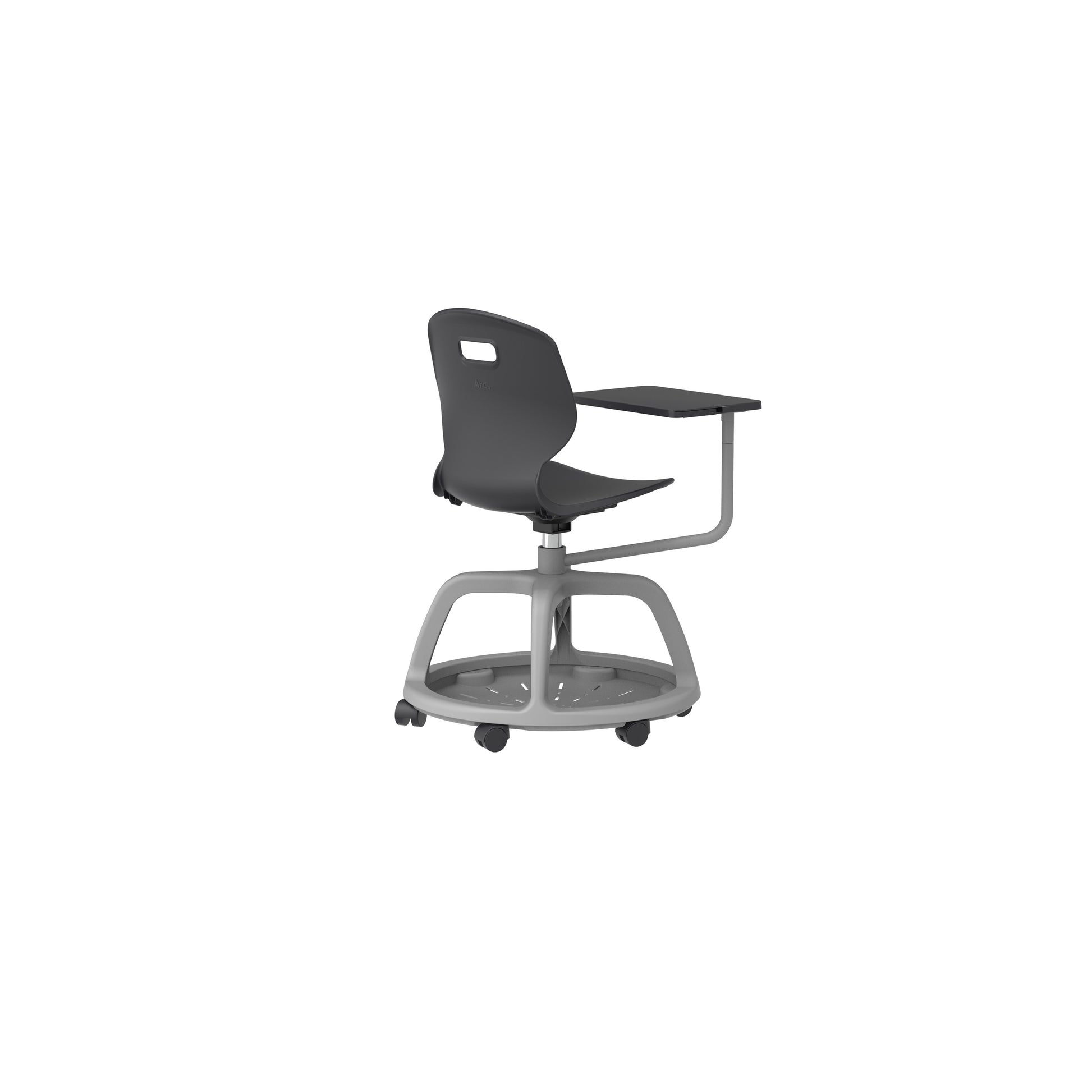 Titan Arc Community Swivel Chair with Arm Tablet