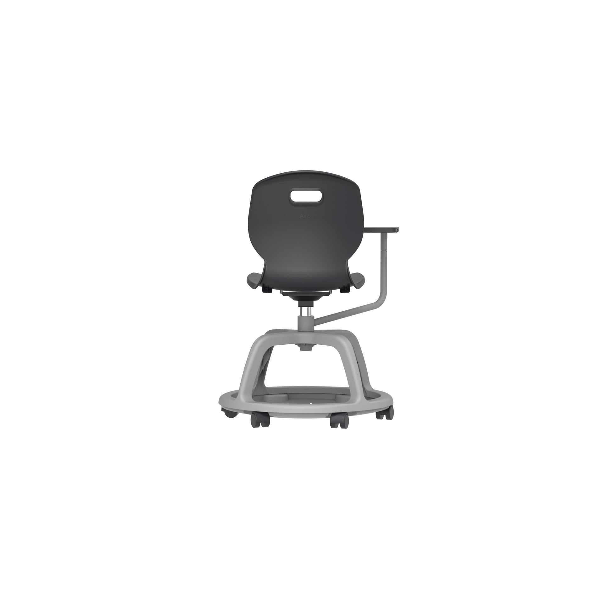 Titan Arc Community Swivel Chair with Arm Tablet