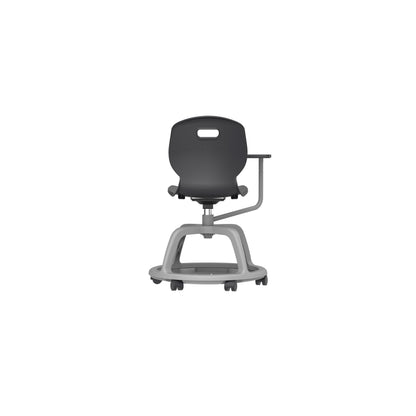 Titan Arc Community Swivel Chair with Arm Tablet