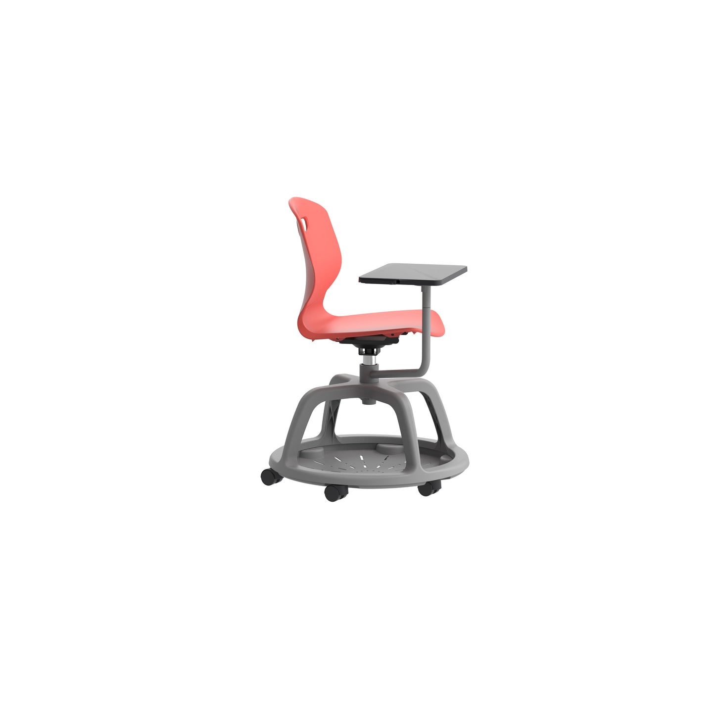 Titan Arc Community Swivel Chair with Arm Tablet