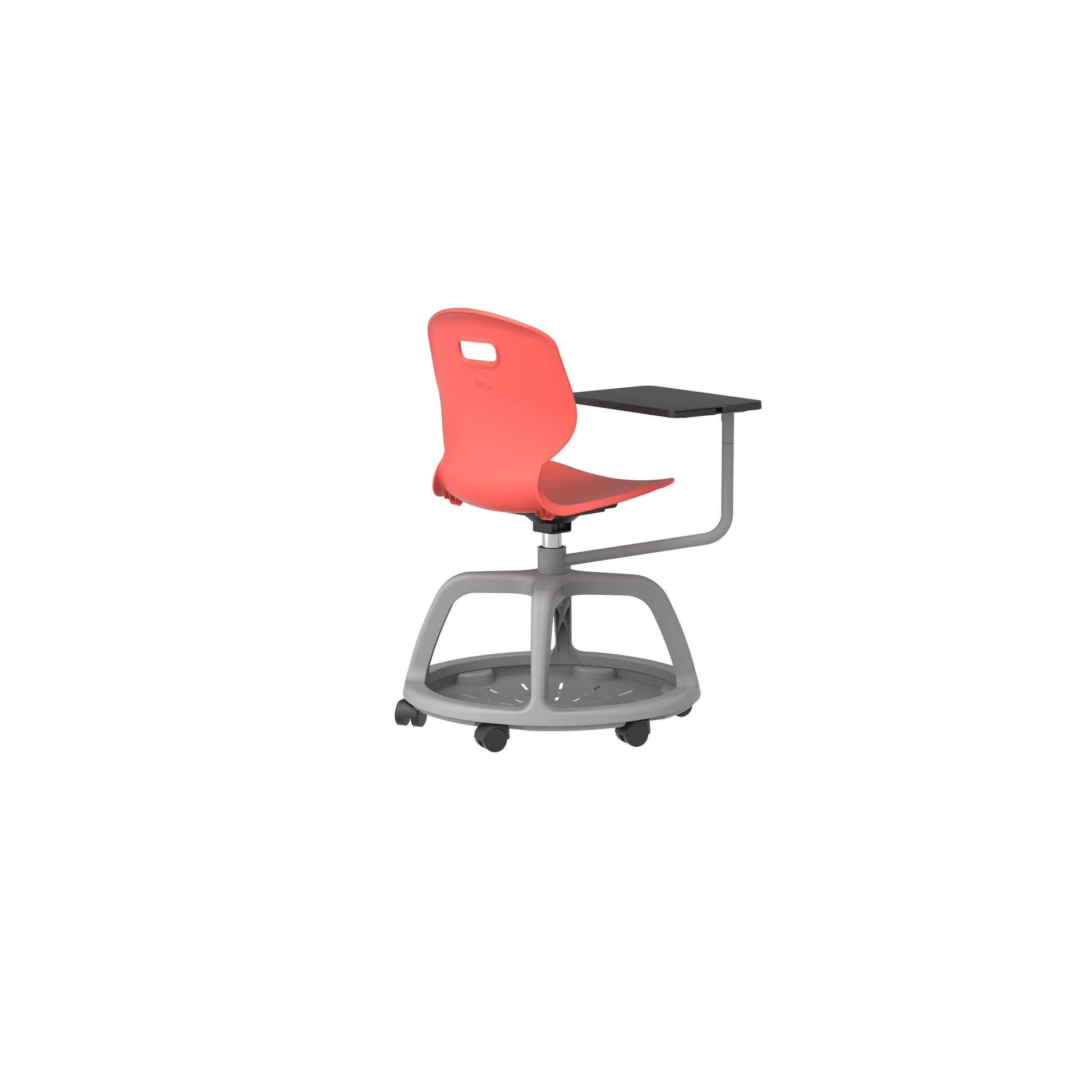 Titan Arc Community Swivel Chair with Arm Tablet