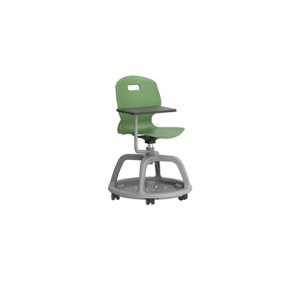 Arc Community Swivel Chair with Arm Tablet|Size 6|Age 14 Plus Years|Forest