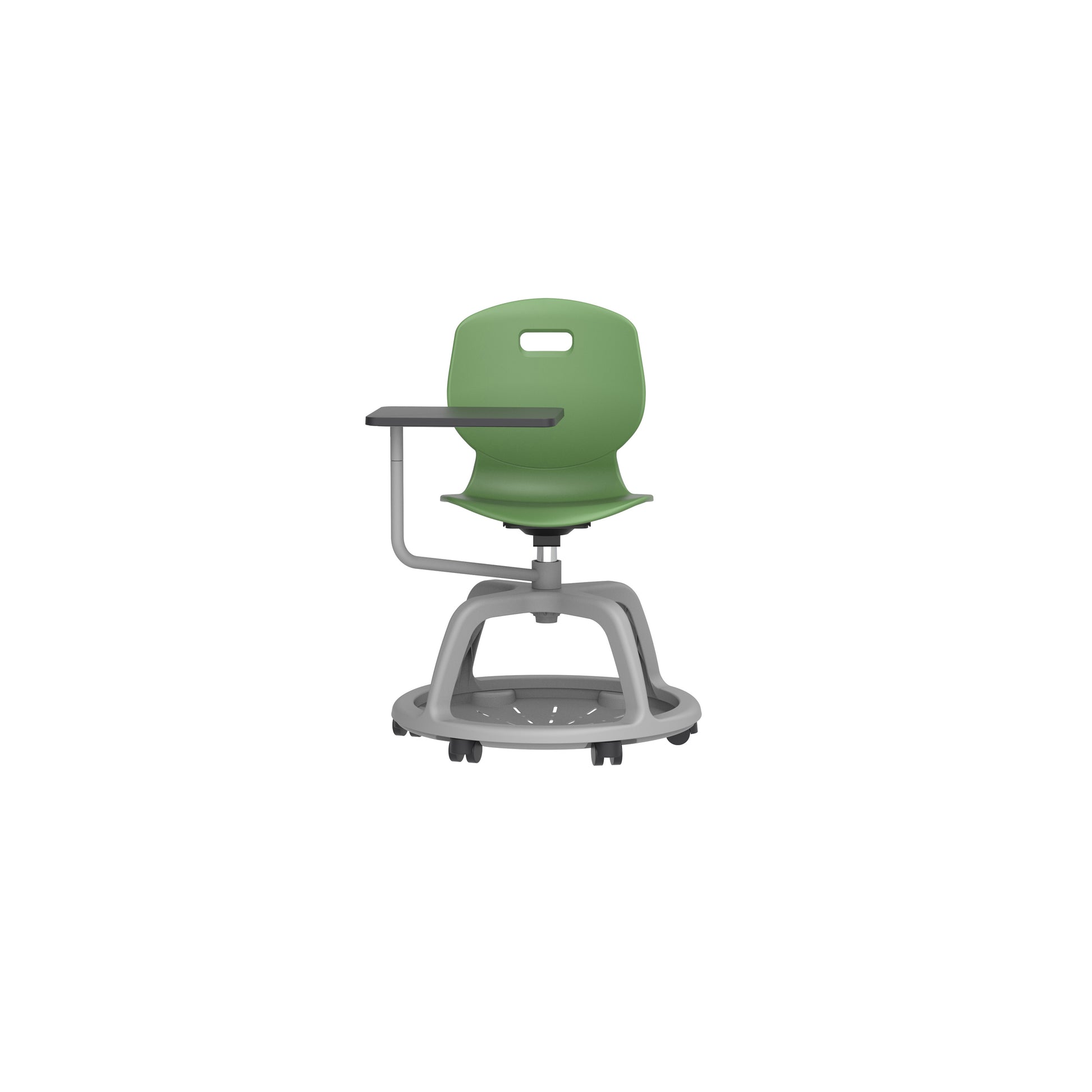 Titan Arc Community Swivel Chair with Arm Tablet