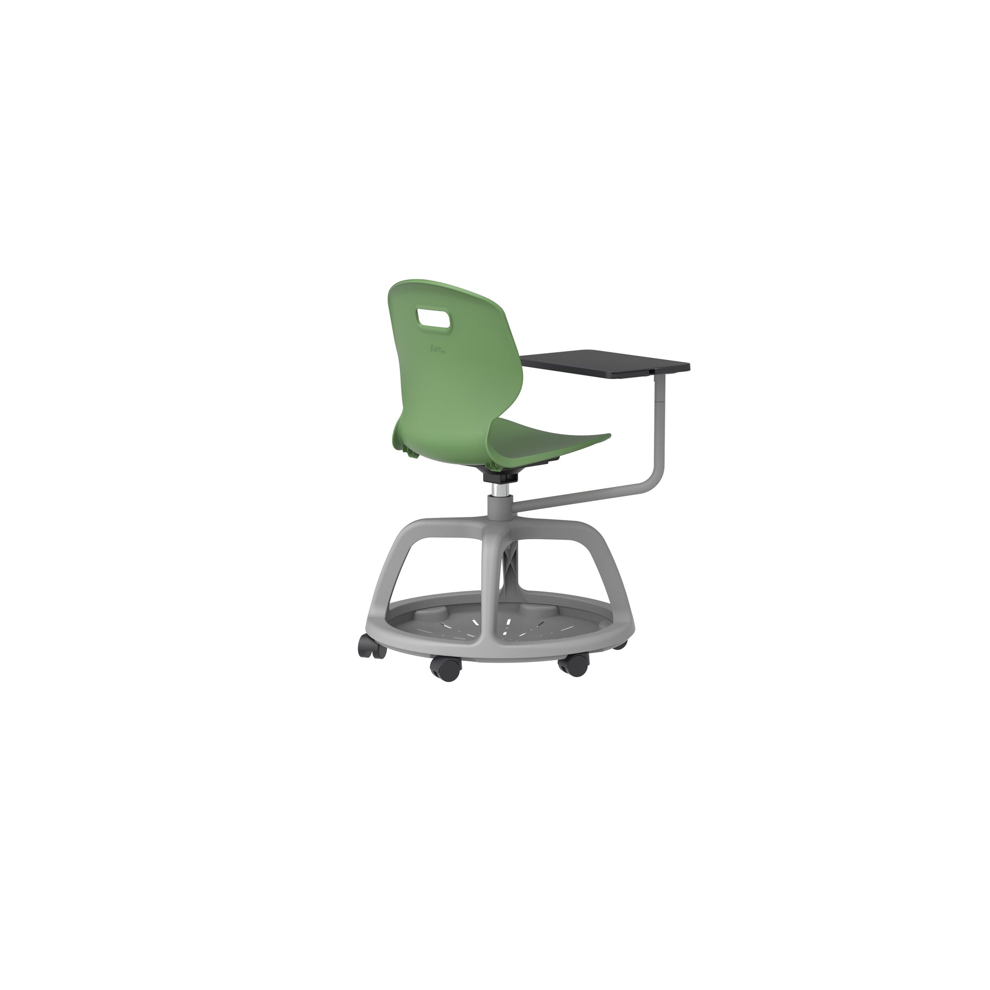 Titan Arc Community Swivel Chair with Arm Tablet