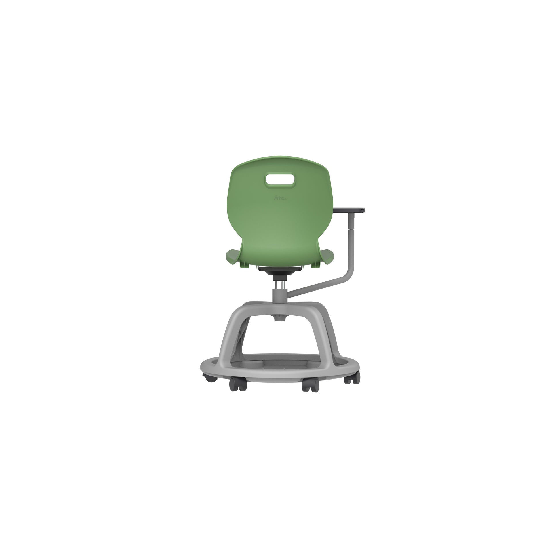 Titan Arc Community Swivel Chair with Arm Tablet