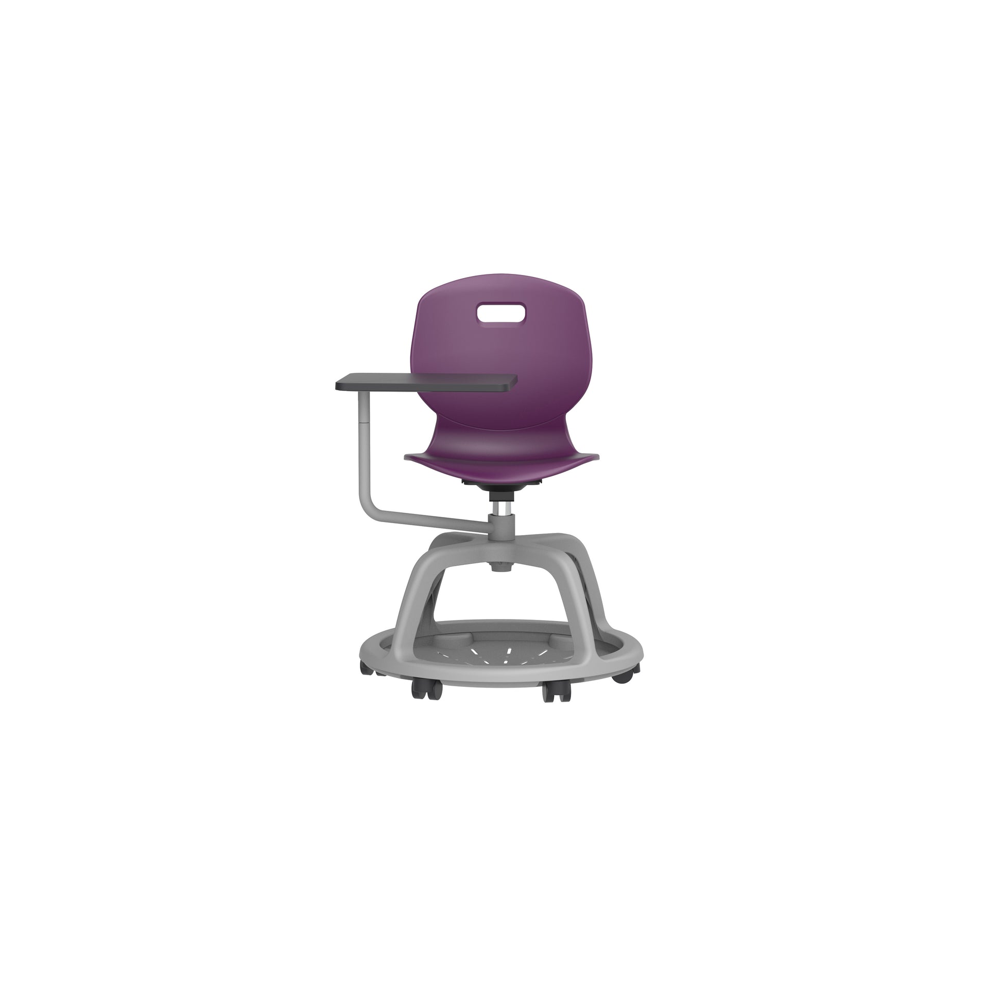 Titan Arc Community Swivel Chair with Arm Tablet