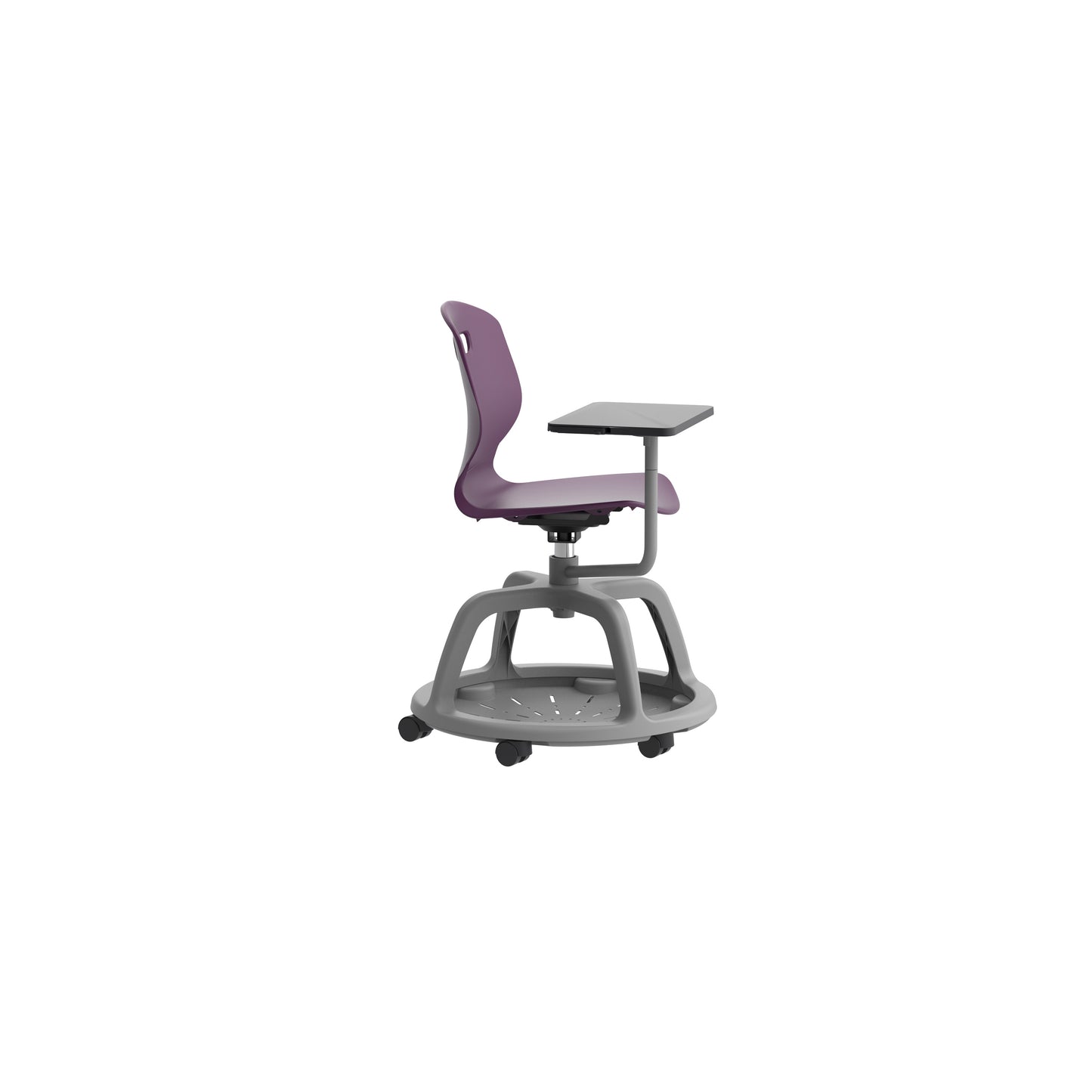 Titan Arc Community Swivel Chair with Arm Tablet