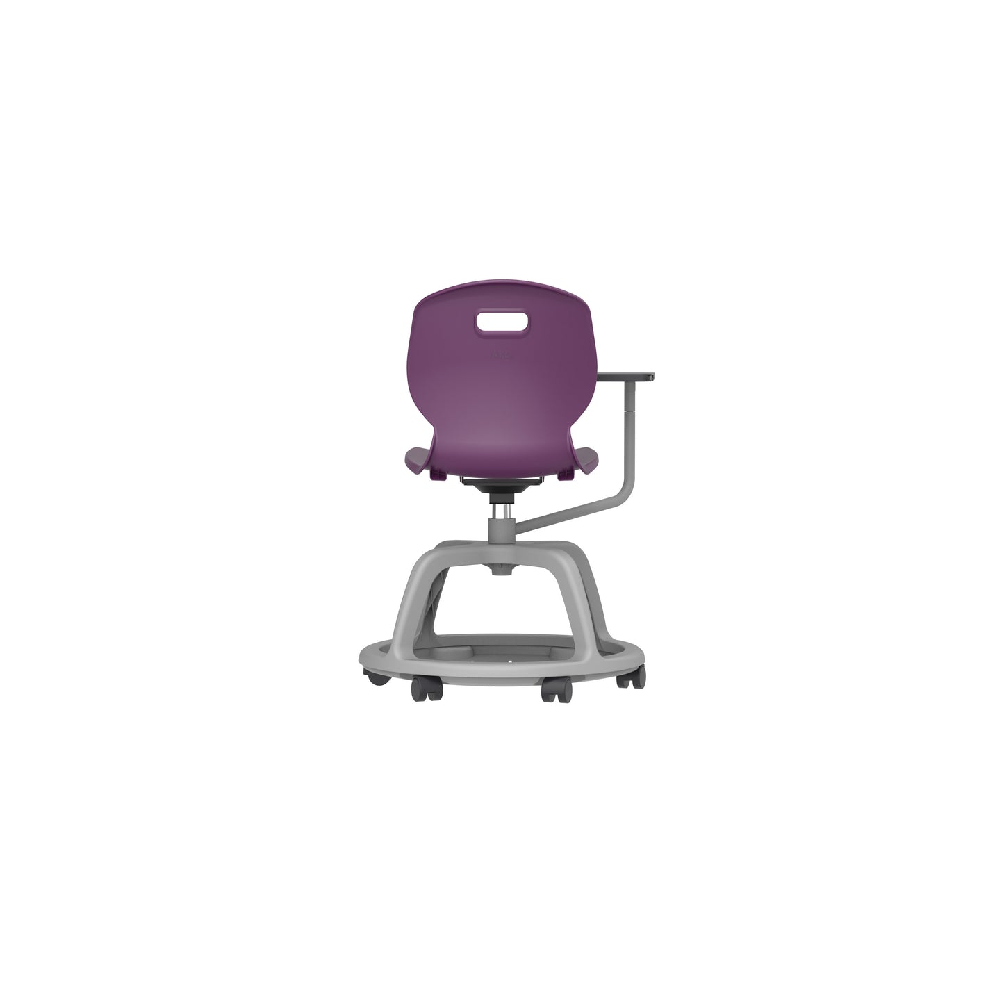 Titan Arc Community Swivel Chair with Arm Tablet