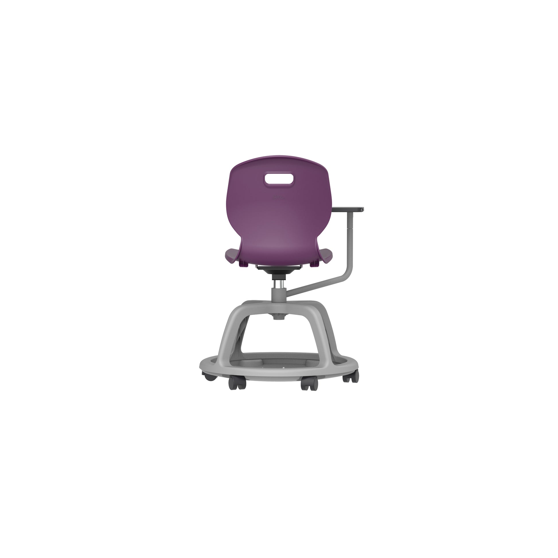 Titan Arc Community Swivel Chair with Arm Tablet