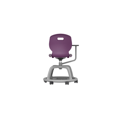 Titan Arc Community Swivel Chair with Arm Tablet