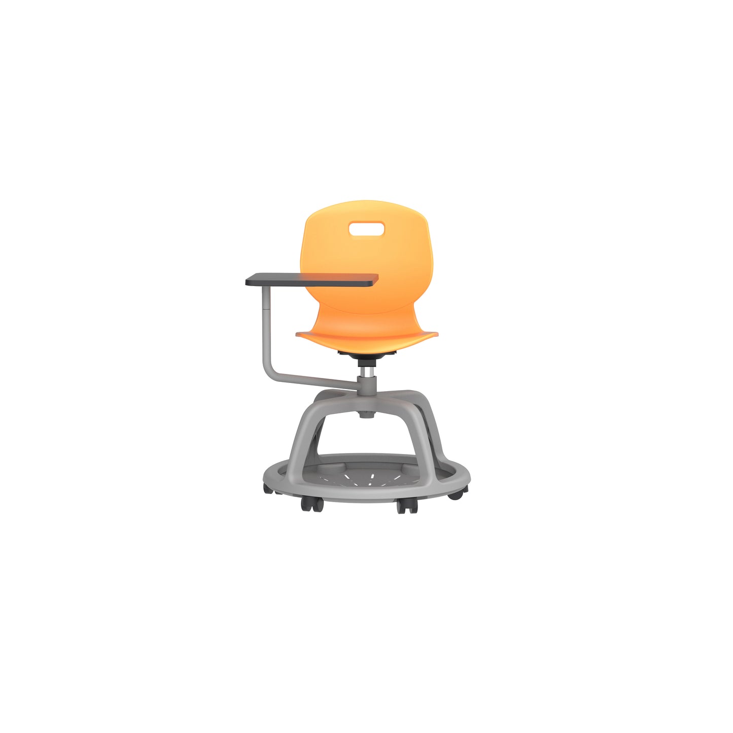Titan Arc Community Swivel Chair with Arm Tablet