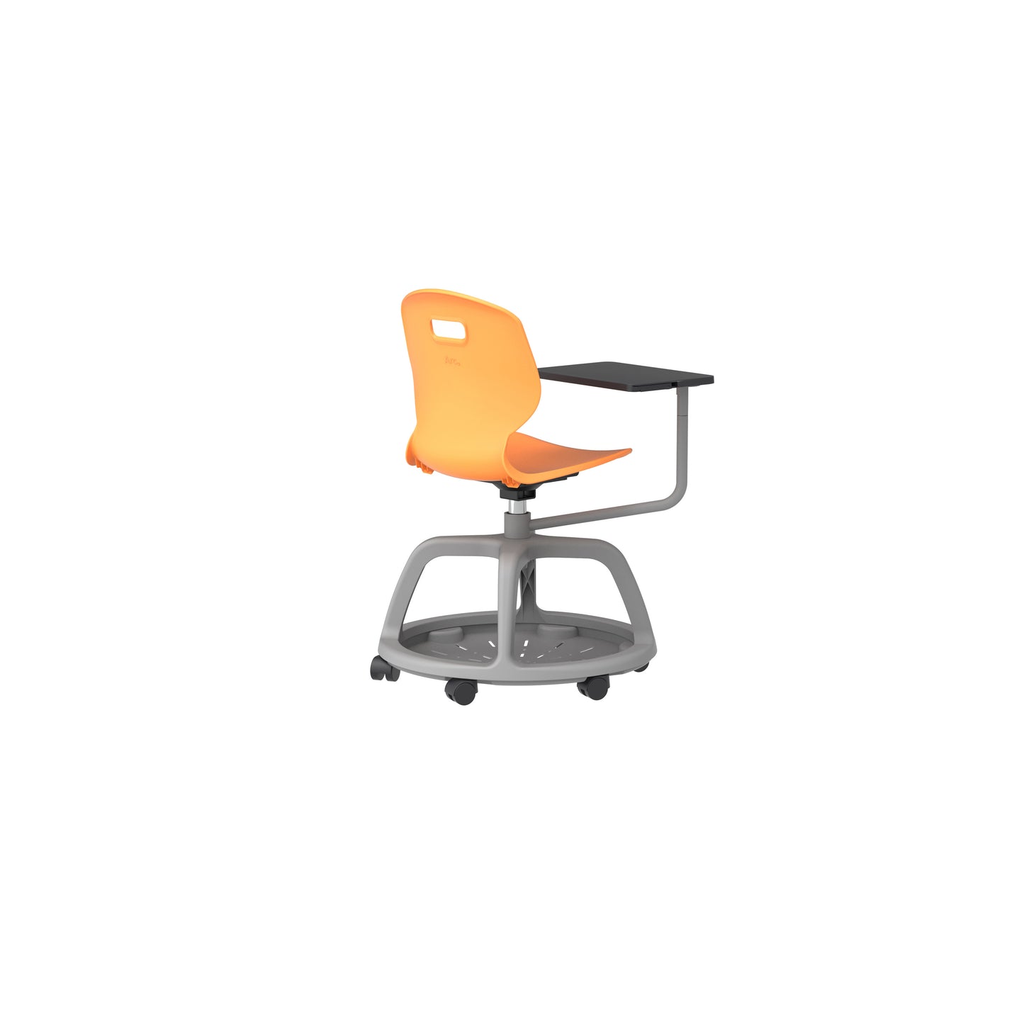 Titan Arc Community Swivel Chair with Arm Tablet