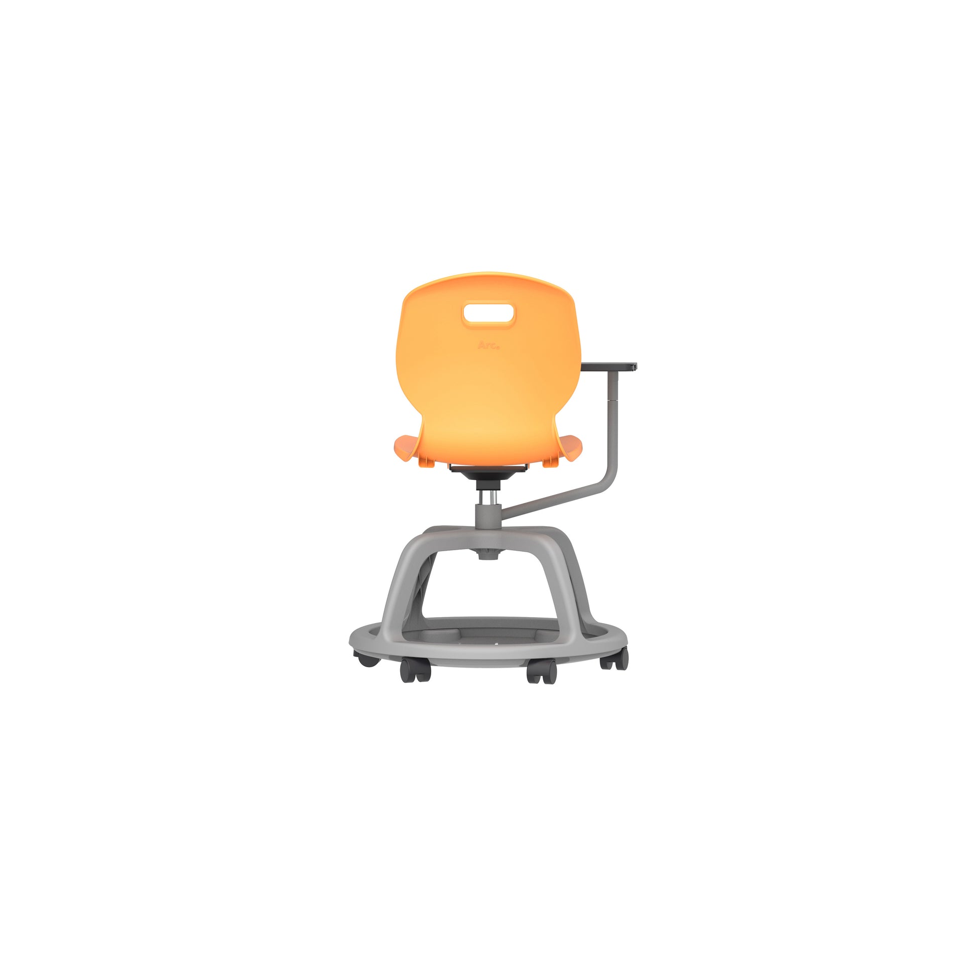 Titan Arc Community Swivel Chair with Arm Tablet