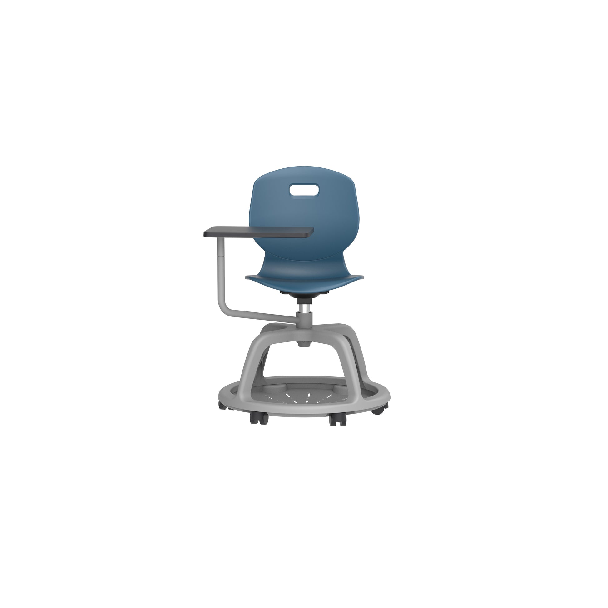 Titan Arc Community Swivel Chair with Arm Tablet