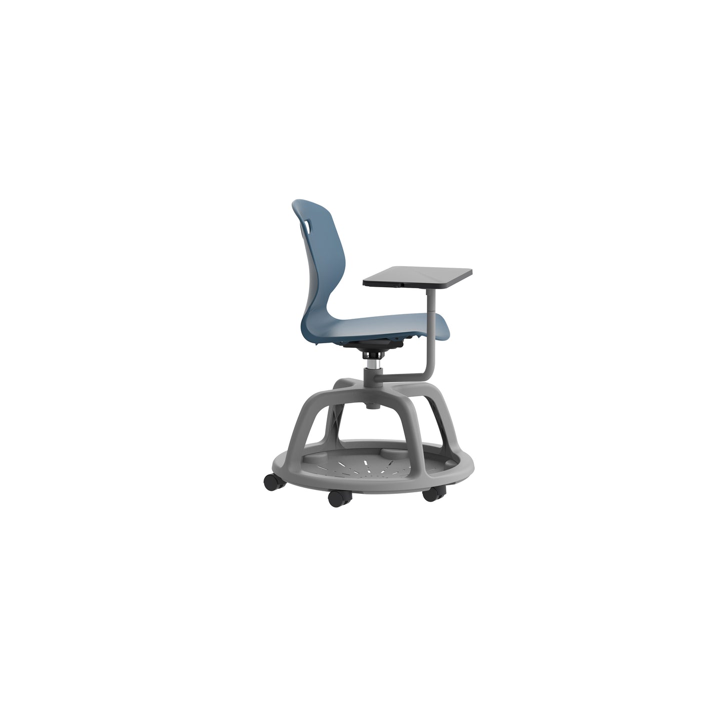 Titan Arc Community Swivel Chair with Arm Tablet