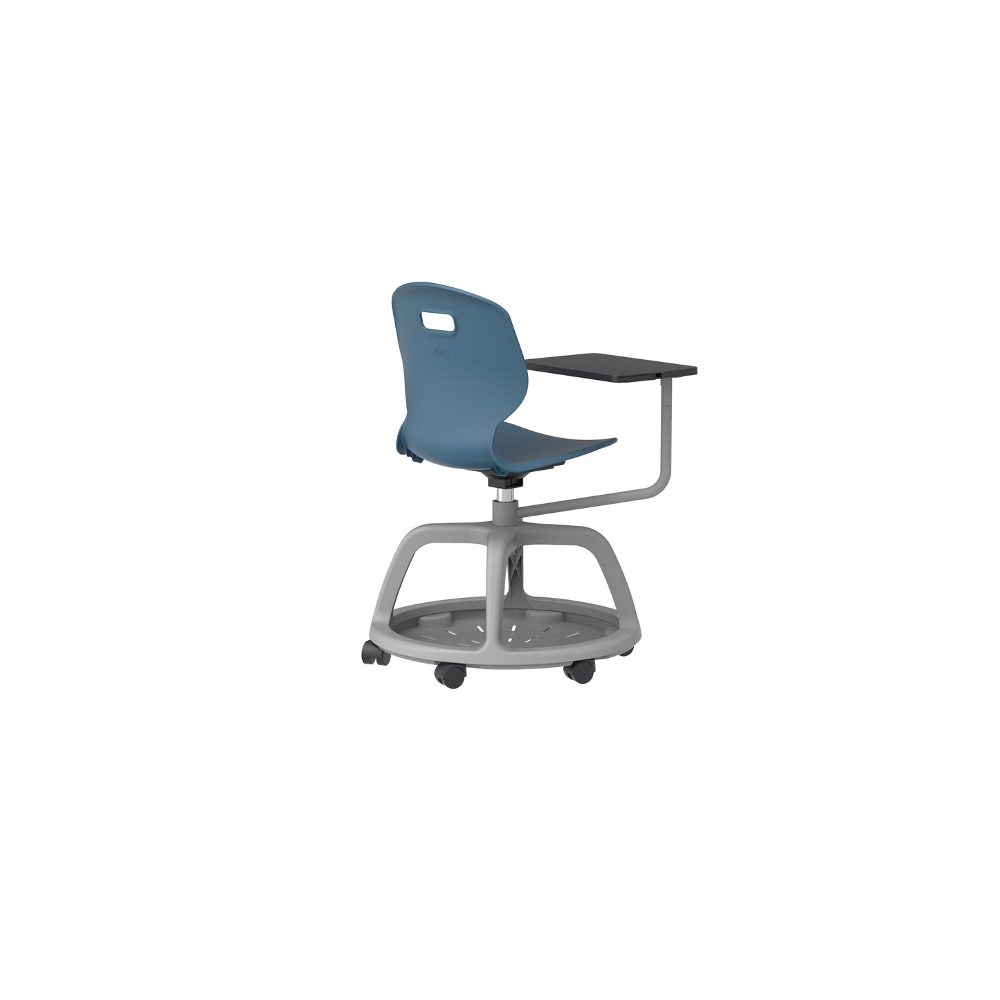 Titan Arc Community Swivel Chair with Arm Tablet