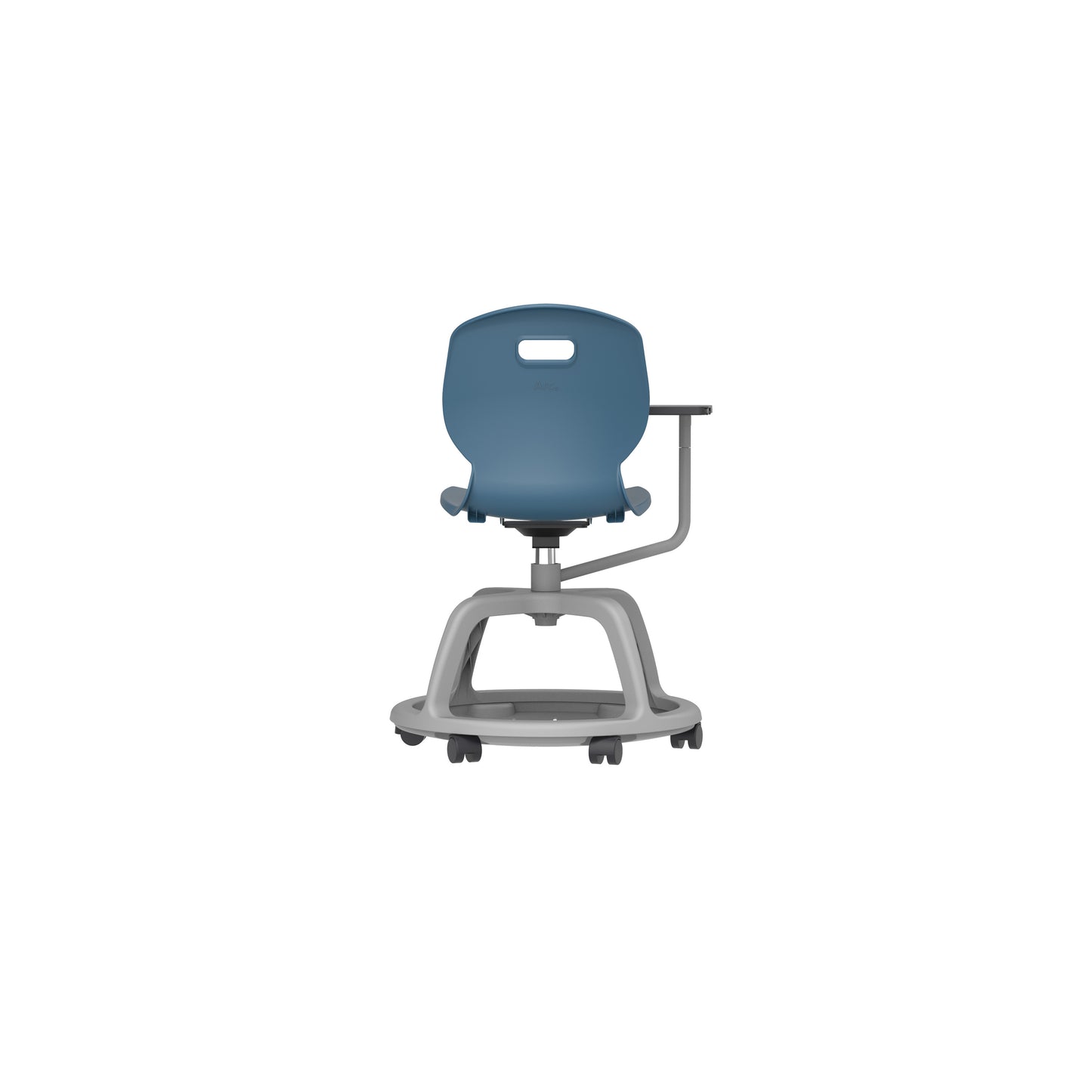Titan Arc Community Swivel Chair with Arm Tablet