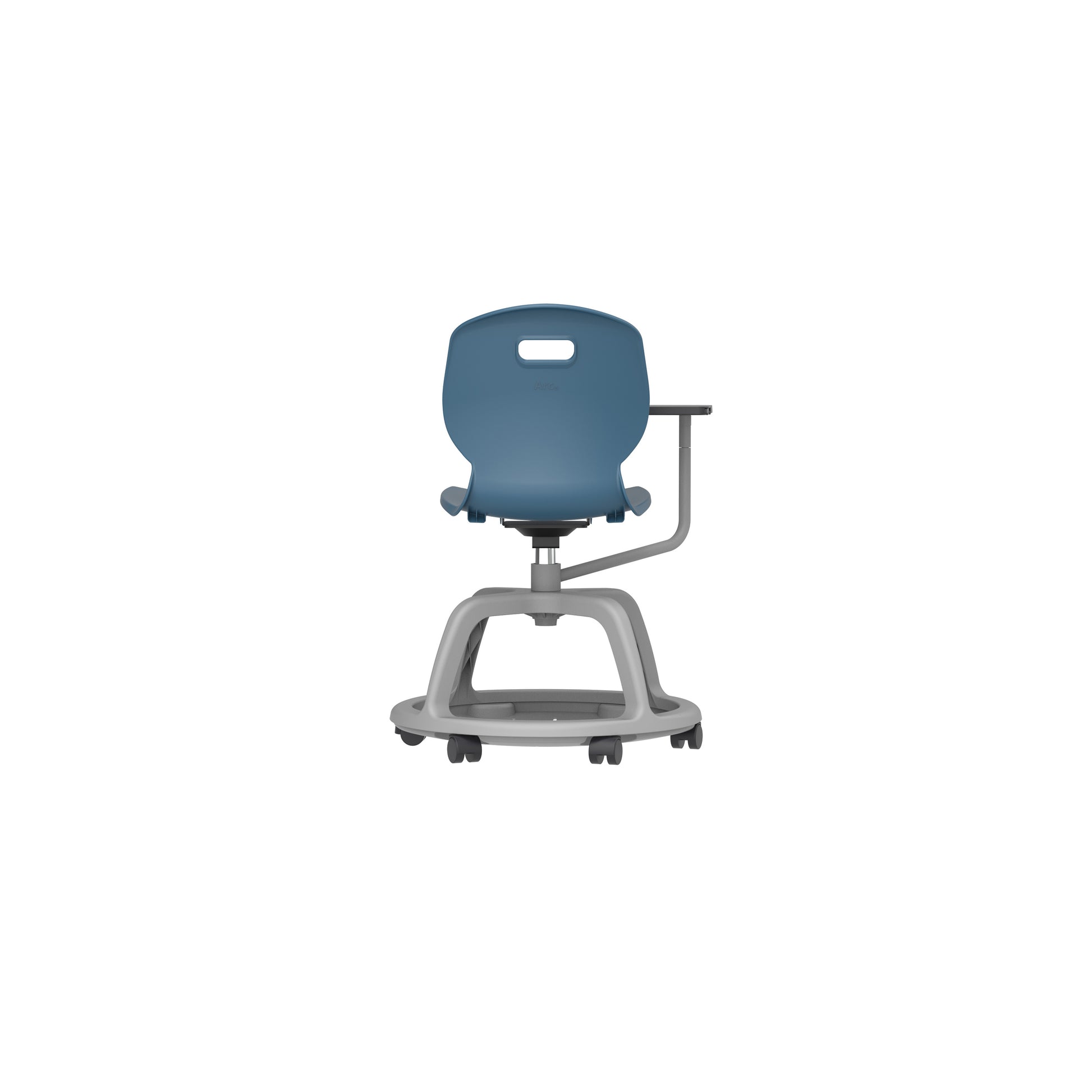 Titan Arc Community Swivel Chair with Arm Tablet