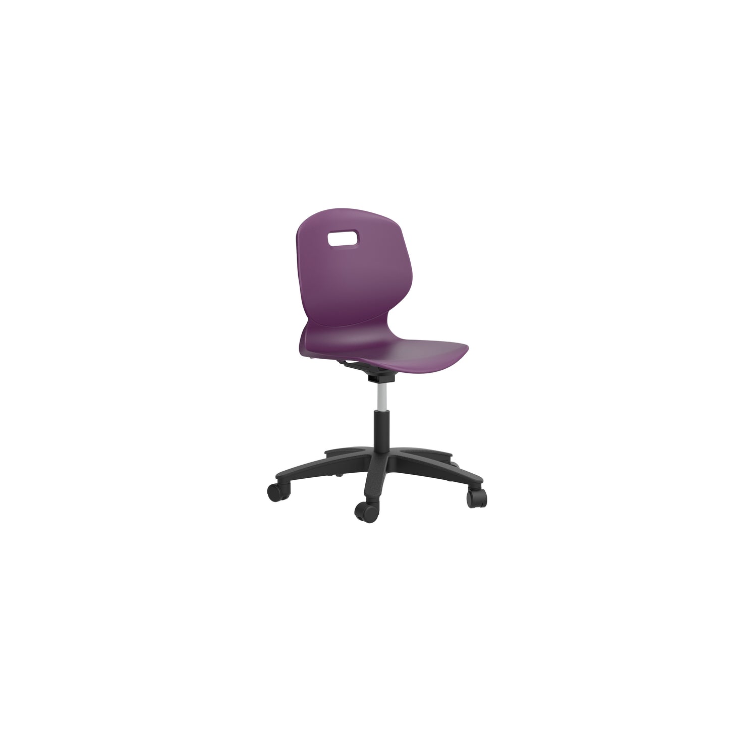 Arc Swivel Fixed Chair|Size 6|Age 14 Plus Years|Grape