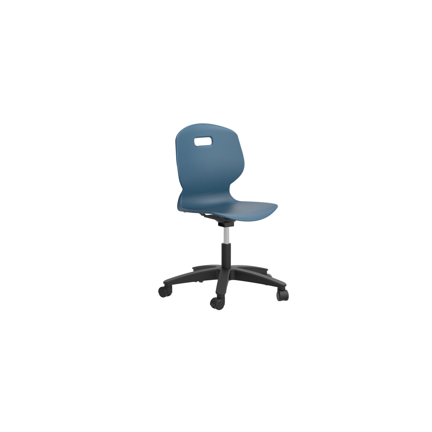Arc Swivel Fixed Chair|Size 6|Age 14 Plus Years|Steel Blue