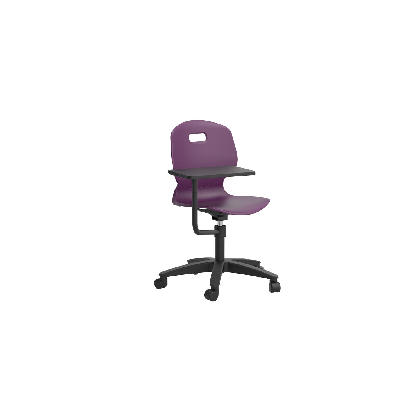 Arc Swivel Chair with Arm Tablet|Size 6|Age 14 Plus Years|Grape