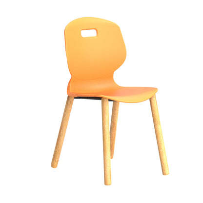 Arc Wooden Four Leg Chair|Size 6|Age 14 Plus Years|Marigold