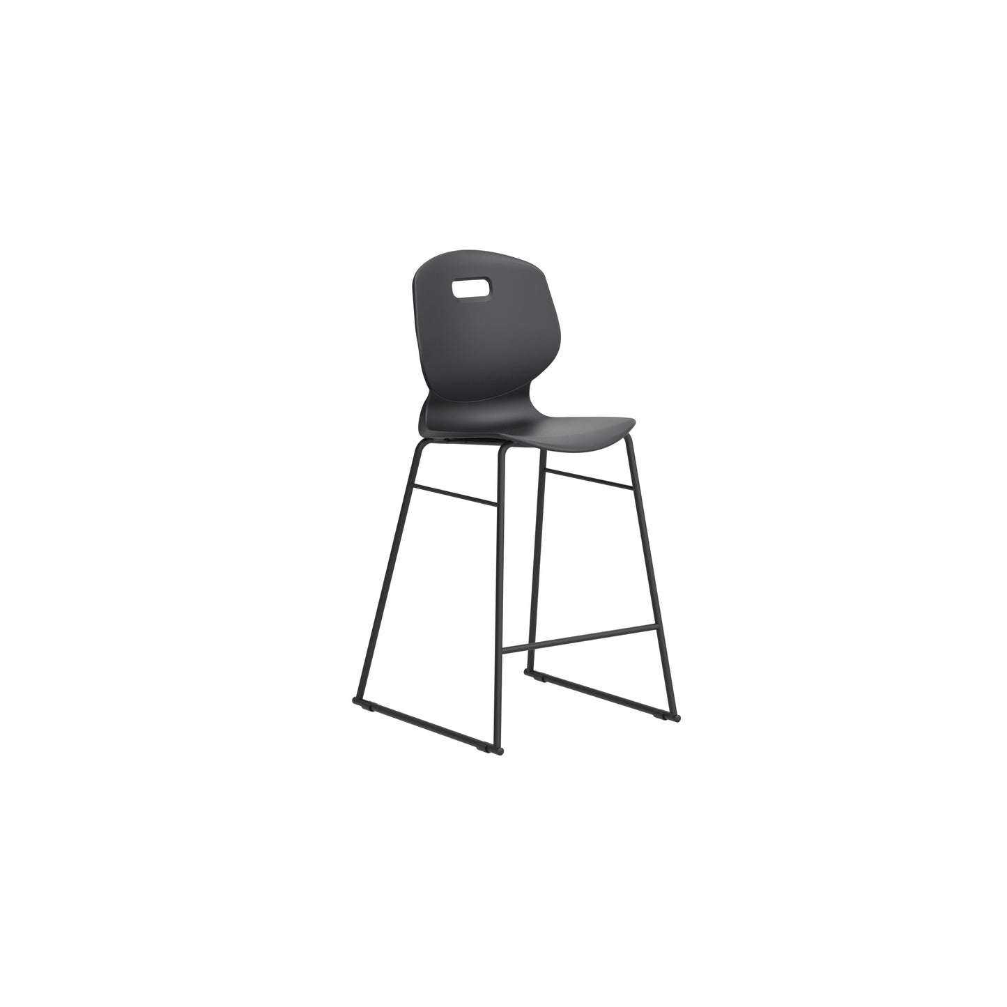 Arc High Stool Chair|Size 5|Age 11-14 Years Years|Anthracite